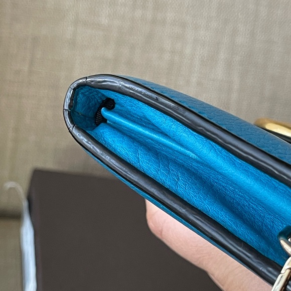 Authentic GUCCI GG Marmont bifold long wallet 400586.2184 (D7024) - Picture 9 of 16